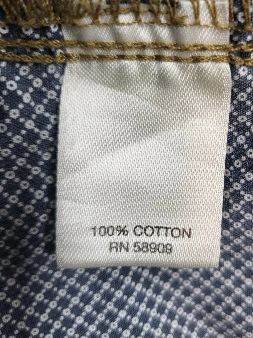 Roundtree & Yorke Casuals Mens Chino Pants 44 X 30 Flat Front High Rise Cotton
